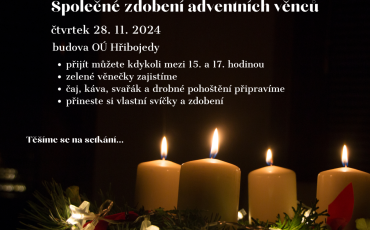 Zdobení adventních věnců